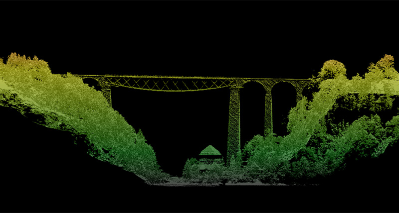 LiDAR output graphic